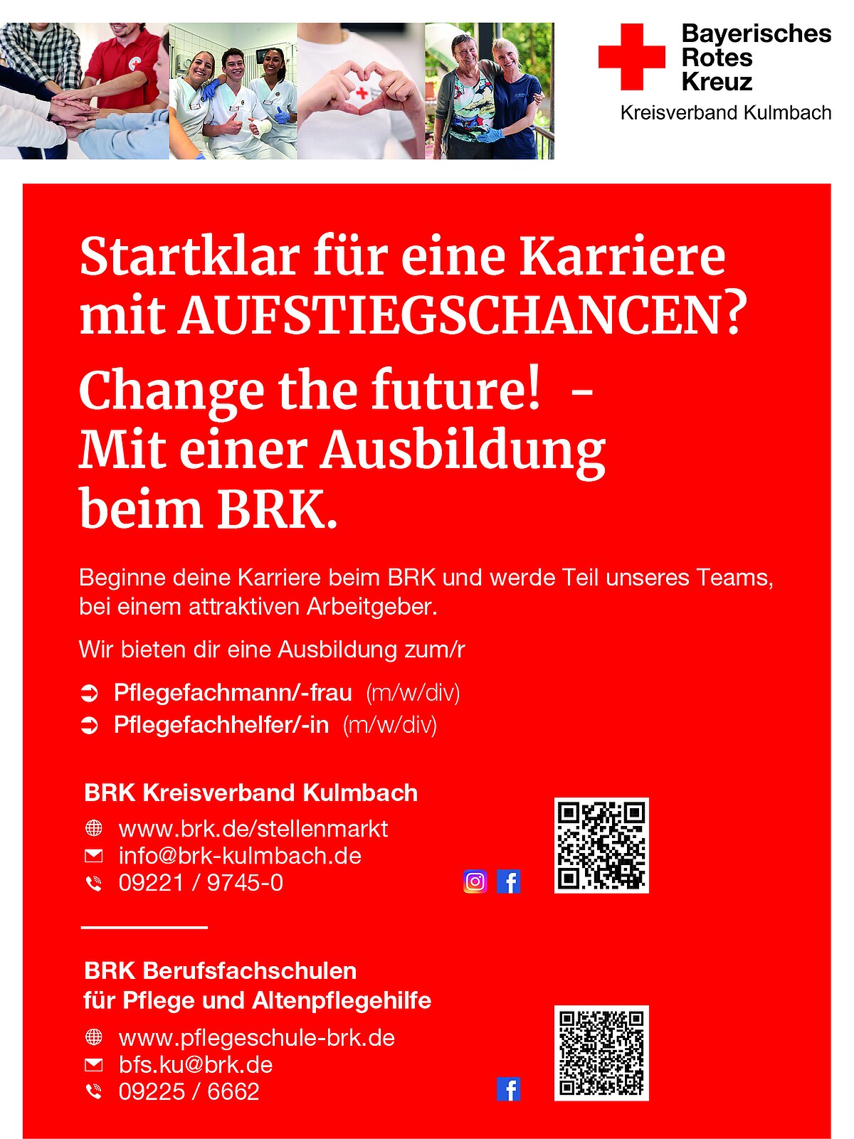 BRK Berufsfachschulen für Pflege und Altenpflegehilfe BRK Berufsfachschulen für Pflege und Altenpflegehilfe