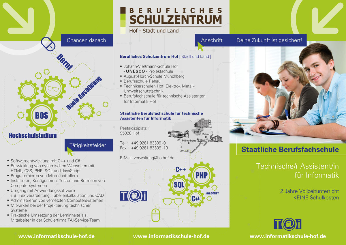 Berufliches Schulzentrum Hof - Stadt und Land Berufliches Schulzentrum Hof - Stadt und Land