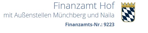 Finanzamt Hof mit Außenstellen Münchberg und Naila